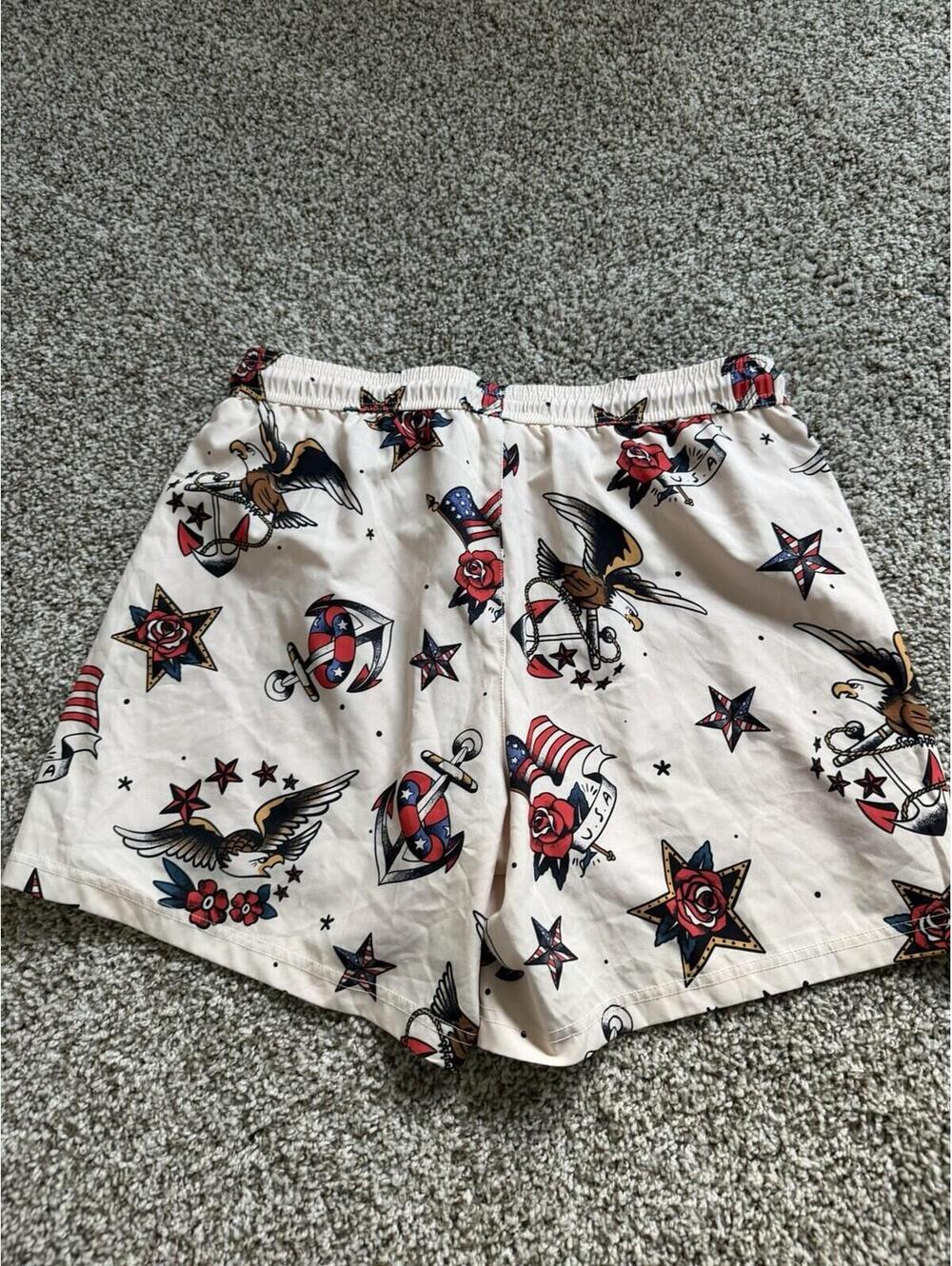 AMERICANA | 4TH OF JULY, PATRIOTIC EAGLES maamgic Mens 5.5 Inch Swim Trunks - Picture 3 of 3